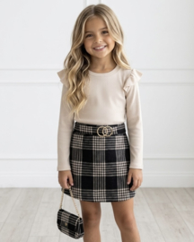 Check & Chic Dress - beige