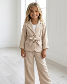 Boss Babe Blazer Set - beige