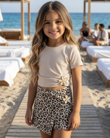 Wild Flower Skort Set - beige