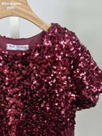 Sparkle Queen Top - bordeaux