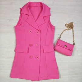 Power Blazer Dress - roze