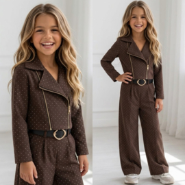 Diamond Girl Set - bruin