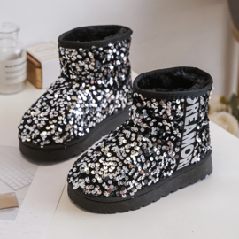 Amore sequin boots - silver (Twinning)