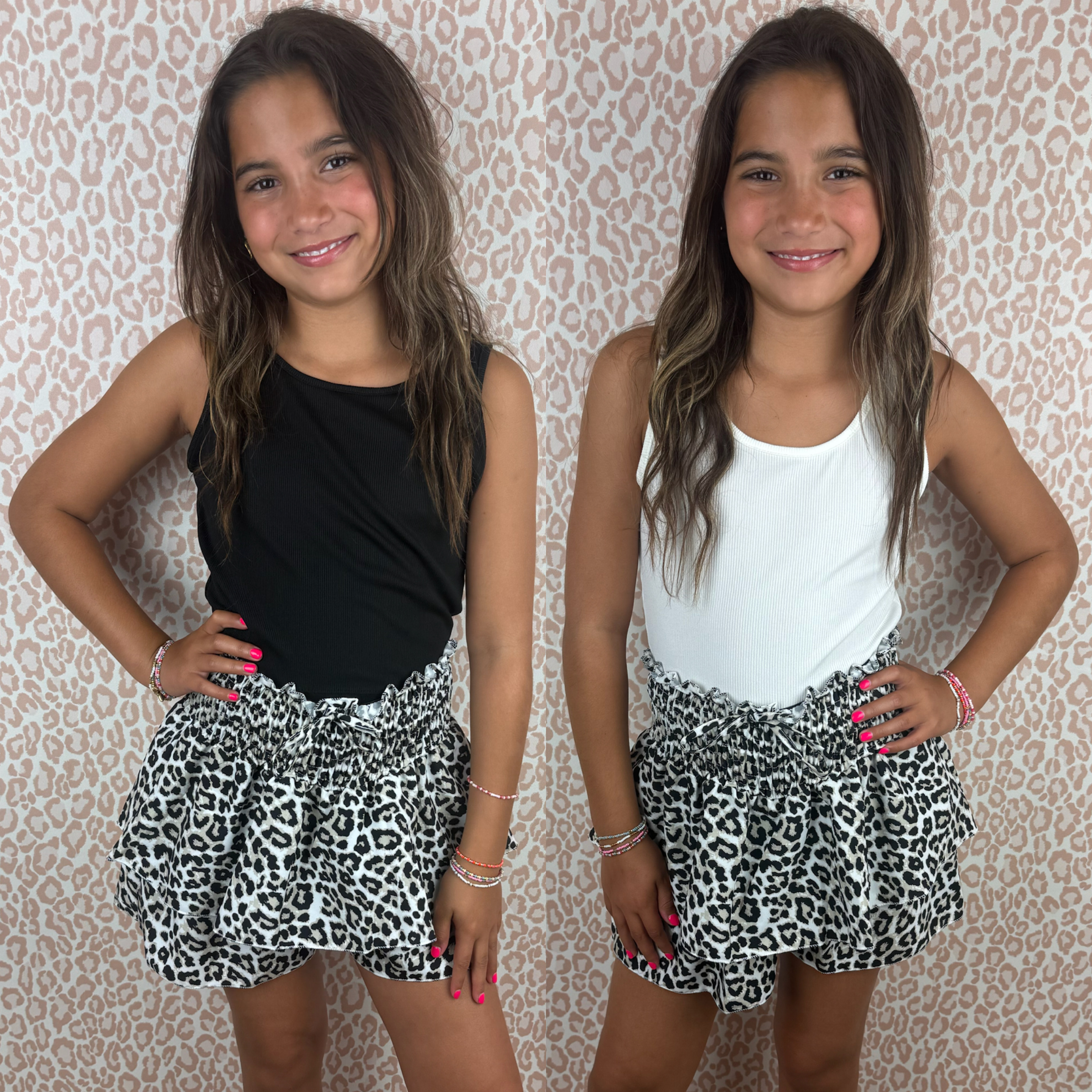 Life's too skort leopard set