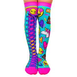 Emoji sokken met veter 6 yr t/m volw 