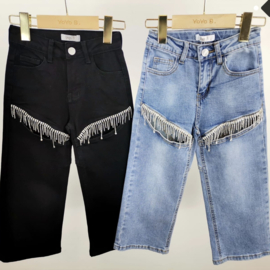 All about your diamond fringe jeans