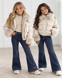 Twinkle Flare Jeans - donkerblauw