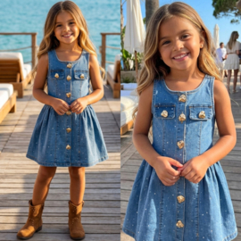Your Diamond Denim Glam Dress