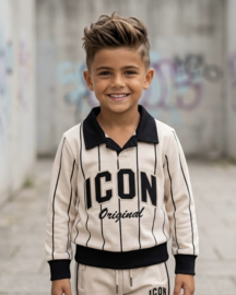 Icon varsity tracksuit - beige