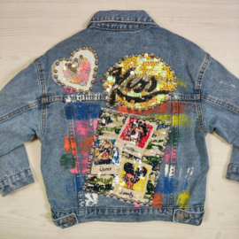 Your Rainbow Rebel Denim Jacket - blauw