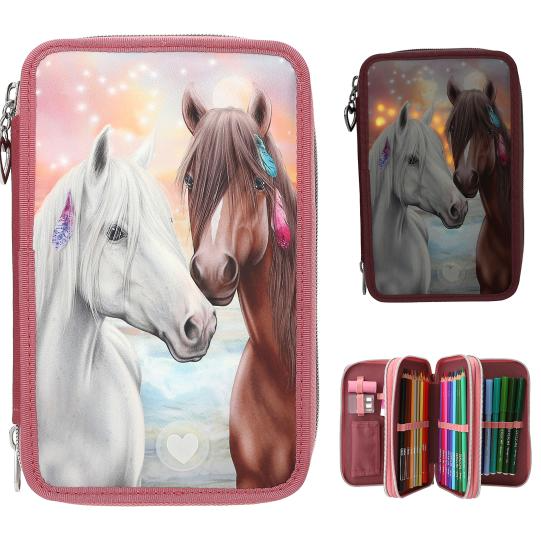 Miss Melody 3-vaks etui LED