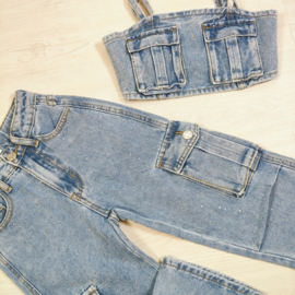 Your Glitter Cargo Set - blauw