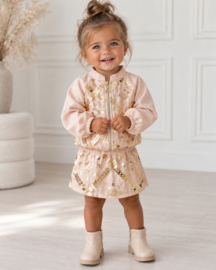 Golden boho baby set - blush