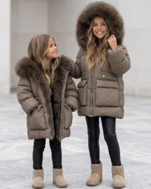 Urban winter coat - taupe