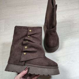 Studded Warm Boots - bruin