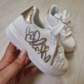 My heart sneakers - goud