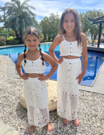 Summer laced set - white