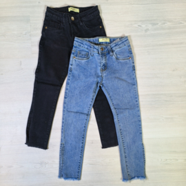 Splitted jeans - Black