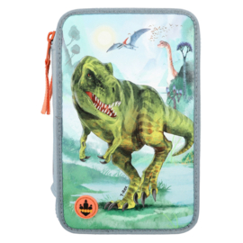 Dino World 3-vaks etui T-rex