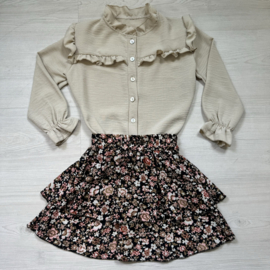 Flower girl set - beige