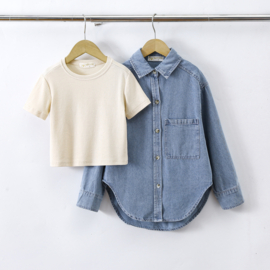 Easy Wear Denim Shirt Outfit