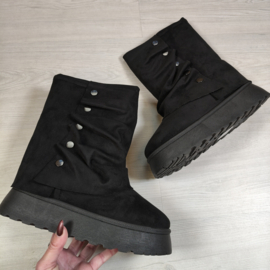 Studded Warm Boots - zwart
