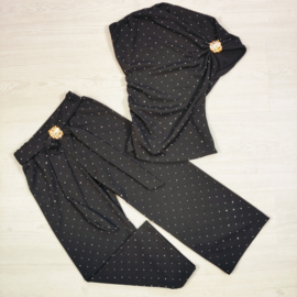 Girls Glam Sparkle Set - zwart