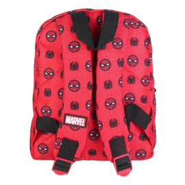 Red spiderman all over backpack