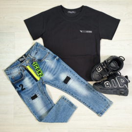 Icon melt tee - zwart