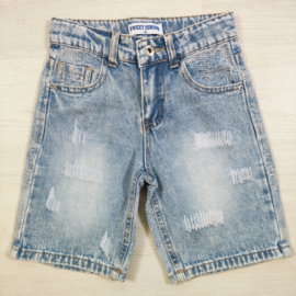 Vintage Texture Denim Shorts