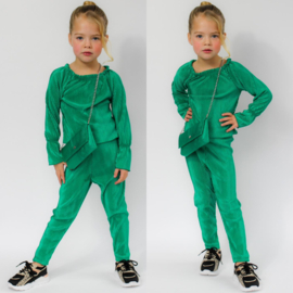 Bagged pleated set - Green