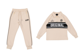 Icon Compass Tracksuit - beige (verzenddatum 16 okt)
