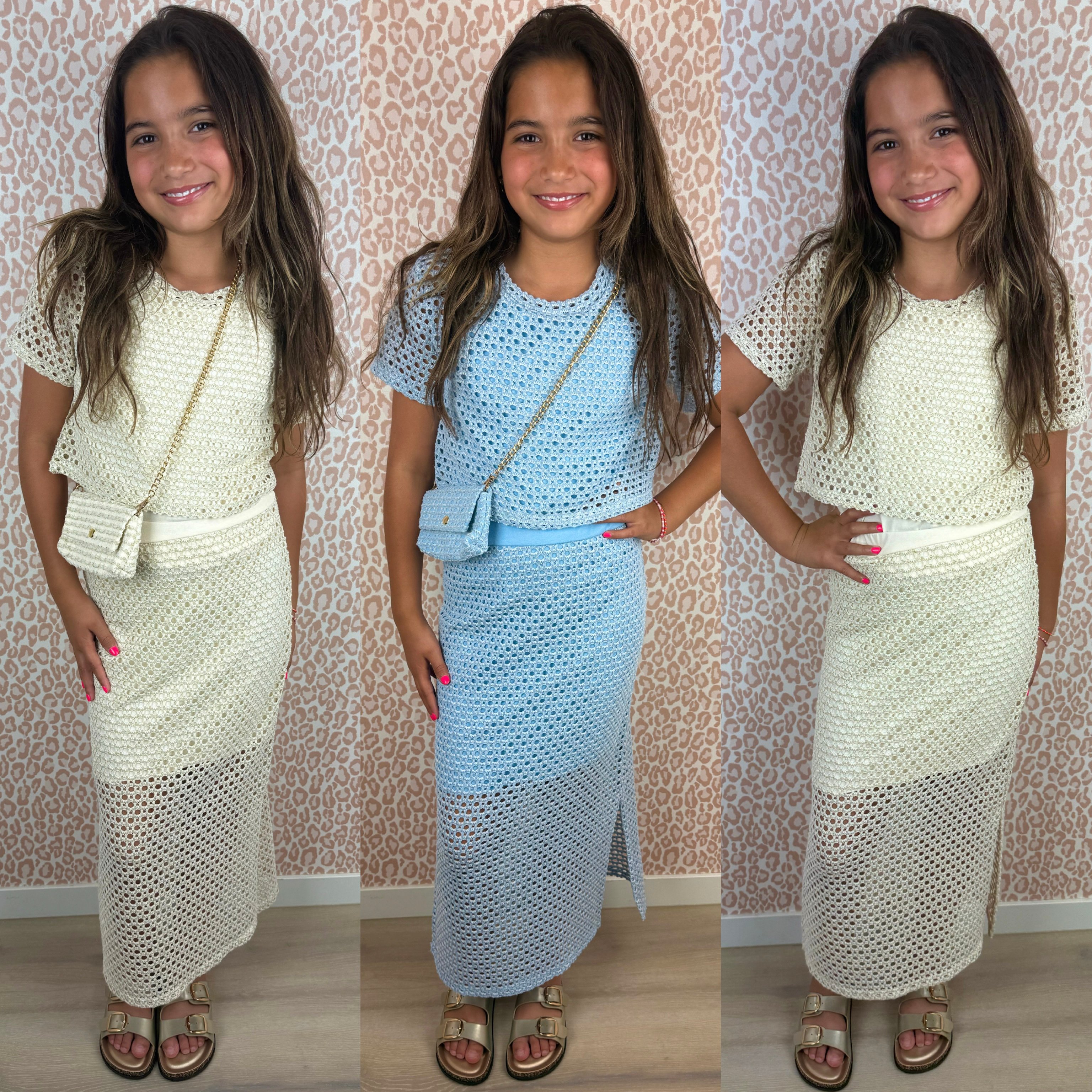 Hooked & skirt set