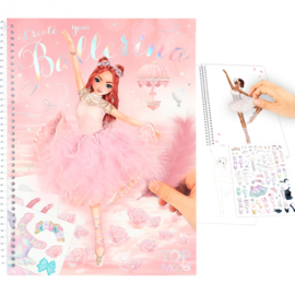 Create your TOPModel kleurboek met stickers BALLET