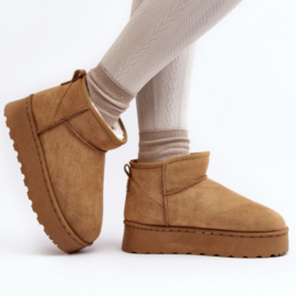 Mini winter boots - camel (Twinning)