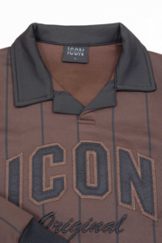 Icon varsity tracksuit - bruin (verzenddatum 9 okt)