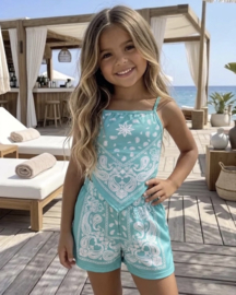 Sunset Bandana Set - mint