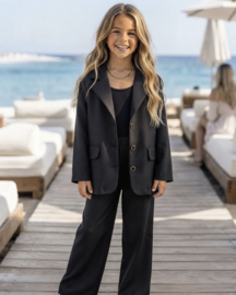 Mini Chic Blazer Set - zwart