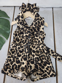 Baby leopard playsuit