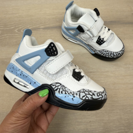Keep going sneaker - white/sky blue