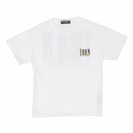 Floral Icon tee - wit