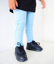 Basic biker legging - Lichtblauw