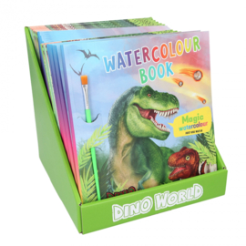 Dino World waterverf boek