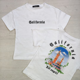 California Backprint Tee  - wit