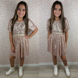 Sparkle through set - gold