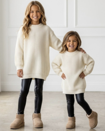 Keep me warm dress - off white  