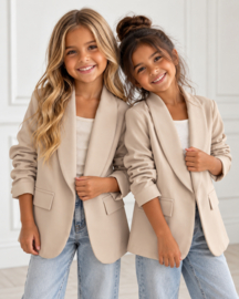 Classy Girl Blazer - beige (verzenddatum 9 okt)