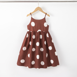 Summer spot dress - bruin