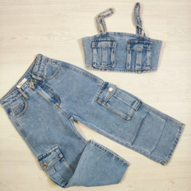 Your Glitter Cargo Set - blauw