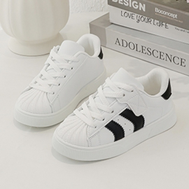 Street star sneakers - wit/zwart